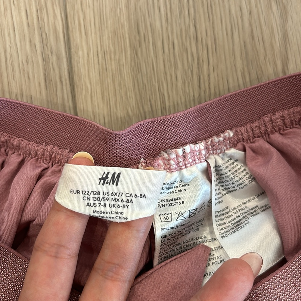 H&M girls sparkling tutu skirt size 6X/7 - Picture 2 of 2